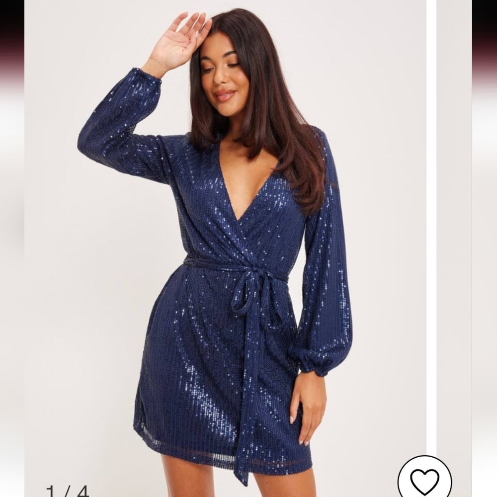 Wrap Sparkle Dress